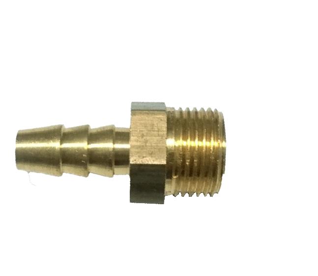 	Brass Nozzle 1/4 flexibelen Schlauch Port	